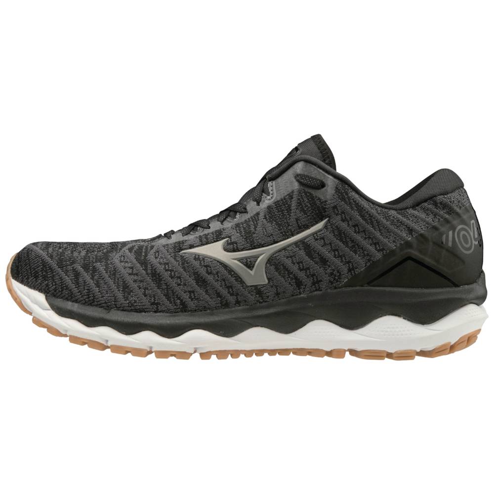 Zapatillas Running Mizuno Wave Sky 4 WAVEKNIT™ Hombre Gris Oscuro Outlet SYVP-17435